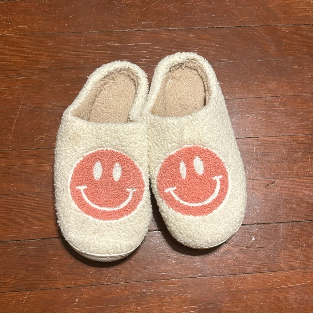 Smiley slippers